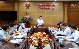 Chuẩn bị tổ chức hội nghị xúc tiến đầu tư, thương mại và du lịch tỉnh Thanh Hóa năm 2024