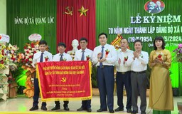Đảng bộ xã Quảng Lộc kỷ niệm 70 năm thành lập Đảng bộ xã