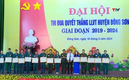 Đại hội Thi đua quyết thắng lực lượng vũ trang huyện Đông Sơn, giai đoạn 2019 - 2024
