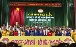Đại hội đại biểu Mặt trận Tổ quốc Việt Nam huyện Hà Trung lần thứ XXII, nhiệm kỳ 2024 - 2029