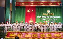 Đại hội thành lập Hội Cựu Công an Nhân dân huyện Hậu Lộc, nhiệm kỳ 2024 – 2029