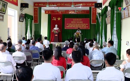 Bí thư Tỉnh ủy Đỗ Trọng Hưng dự hội nghị lấy ý kiến cử tri về việc nhập huyện Đông Sơn vào TP Thanh Hóa