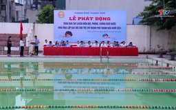 Thành phố Thanh Hóa phát động toàn dân tập luyện môn bơi, phòng chống đuối nước và khai mạc lớp dạy bơi cho trẻ em  năm 2024