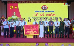 Kỷ niệm 70 năm thành lập Đảng bộ xã Quảng Minh