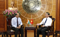 Chủ tịch UBND tỉnh Đỗ Minh Tuấn tiếp Đại sứ đặc mệnh toàn quyền Ấn Độ tại Việt Nam