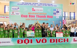 U8 thành phố Thanh Hóa và U10 Hà Trung vô địch Giải Bóng đá Nhi đồng Cup Báo Thanh Hóa lần thứ III năm 2024
