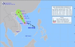 Áp thấp nhiệt đới trên vùng biển quần đảo Hoàng Sa đã mạnh lên thành bão