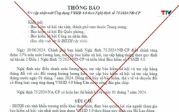 Giả mạo văn bản của Bảo hiểm xã hội Việt Nam về cập nhật VSSID 4.0