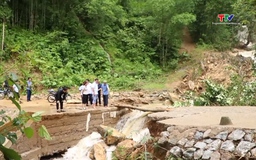 Thanh Hóa: Các địa phương khẩn trương khắc phục thiệt hại do mưa lũ