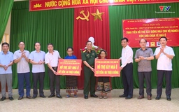 Trao 160 triệu đồng hỗ trợ xây dựng nhà cho hộ nghèo tại xã Thanh Phong, huyện Như Xuân