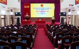 Kỳ họp thứ 25, Hội đồng Nhân dân huyện Thiệu Hoá khoá XIV, nhiệm kỳ 2021-2026