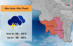 Video: Dự báo thời tiết khu vực tỉnh Thanh Hóa đêm 13/8, ngày 14/8/2024