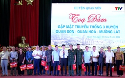 Gặp mặt truyền thống lãnh đạo, nguyên lãnh đạo 3 huyện Quan Sơn, Quan Hóa, Mường Lát