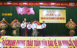 Phó Chủ tịch Thường trực UBND tỉnh Nguyễn Văn Thi dự "Ngày hội Toàn dân bảo vệ an ninh Tổ quốc" tại xã Hải Nhân, thị xã Nghi Sơn