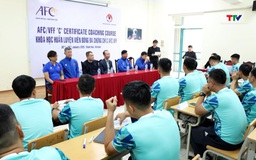 Khai giảng khóa đào tạo huấn luyện viên bóng đá chứng chỉ C/AFC/VFF TẠI Thanh Hóa