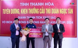 Thanh Hóa tuyên dương, khen thưởng cầu thủ Doãn Ngọc Tân 