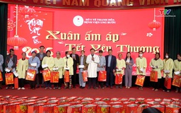 Trao quà cho bệnh nhân ung thư