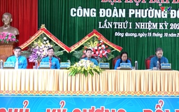 Đại hội đại biểu Công đoàn phường Đông Quang