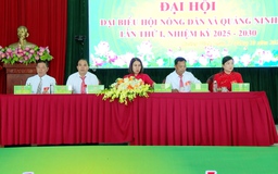 Đại hội đại biểu Hội Nông dân xã Quảng Ninh lần thứ I, nhiệm kỳ 2025 - 2030