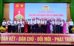 Đại hội đại biểu Hội Nông dân xã Nông Cống nhiệm kỳ 2025 - 2030
