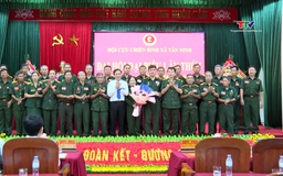 Đại hội Hội cựu chiến binh xã Tân Ninh nhiệm kỳ 2025 - 2030