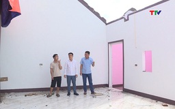 Xã Thanh Quân khẩn trương khắc phục hậu quả sau bão