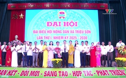 Đại hội Đại biểu Hội Nông Dân xã Triệu Sơn nhiệm kỳ 2025 - 2030