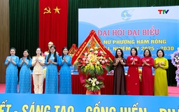 Đại hội đại biểu phụ nữ phường Hàm Rồng lần thứ I nhiệm kỳ 2025 - 2030
