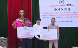 Công bố quyết định về kiện toàn tổ chức hội Chữ thập đỏ