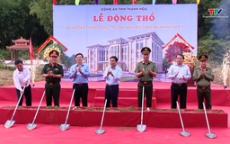 Khởi công xây dựng trụ sở làm việc Công an xã Hiền Kiệt