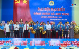 Đại hội đại biểu Công đoàn xã Sao Vàng lần thứ I, nhiệm kỳ 2025 - 2030