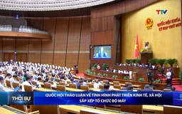 Quốc hội thảo luận về tình hình phát triển kinh tế, xã hội, 
sắp xếp tổ chức bộ máy