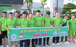 Gần 500 người tham gia chương trình "Đi bộ từ thiện - Vì hạnh phúc trẻ thơ" lần thứ 2