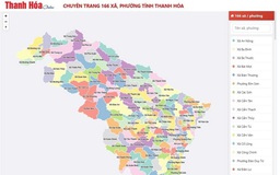 Báo và Đài PT-TH Thanh Hóa ra mắt trang dữ liệu số 166 xã, phường