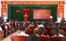 Xã Hoằng Thanh học tập nghị quyết Đại hội Đảng bộ xã lần thứ I
