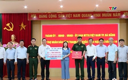 Thành phố Đà Nẵng hỗ trợ Nhân dân tỉnh Thanh Hóa
 khắc phục hậu quả bão số 10