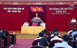 Hội nghị lần thứ hai Ban chấp hành Đảng bộ tỉnh khóa XX