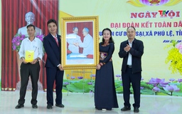 Nhân dân bản Sại vui Ngày hội Đại đoàn kết toàn dân tộc