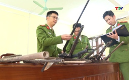 Xã Yên Thắng đẩy mạnh vận động, thu hồi vũ khí, vật liệu nổ, công cụ hỗ trợ