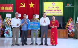 Xã Thiệu Quang tổ chức ngày đại đoàn kết toàn dân tộc, trao kinh phí hỗ trợ xây nhà đại đoàn kết