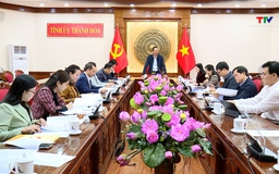 Duyệt nội dung, chương trình Đại hội đại biểu Mặt trận Tổ quốc tỉnh Thanh Hóa lần thứ XVI, nhiệm kỳ 2025 - 2030