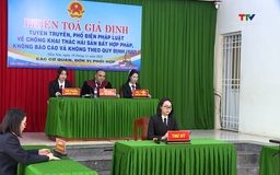 Phiên tòa giả định tuyên truyền pháp luật về chống khai thác IUU
