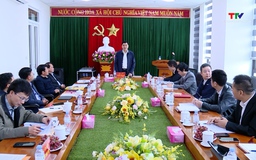 Chủ tịch Ủy ban Nhân dân tỉnh làm việc với Sở Nội vụ