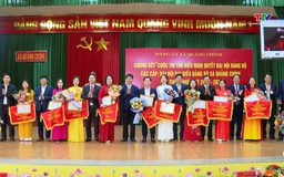 Xã Quảng Chính tổ chức thi tìm hiểu Nghị quyết đại hội Đảng các cấp