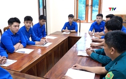 30 thanh niên xã Kim Tân viết đơn tình nguyện nhập ngũ