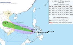 Bão số 13 (Kalmaegi) giật cấp 16, đi vào Biển Đông