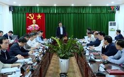 Chủ tịch UBND tỉnh làm việc với Sở Văn hóa, Thể thao và Du lịch