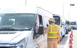 Tổng kiểm soát xe kinh doanh vận tải hành khách trước khi lên cao tốc