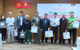 Cụm thi đua số 4 giao ban công tác Hội Chữ thập đỏ năm 2025 triển khai nhiệm vụ 2026