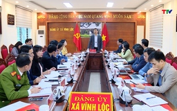 Phó Bí thư Thường trực Tỉnh ủy Nguyễn Hồng Phong thăm, làm việc tại xã Biện Thượng và xã Vĩnh Lộc